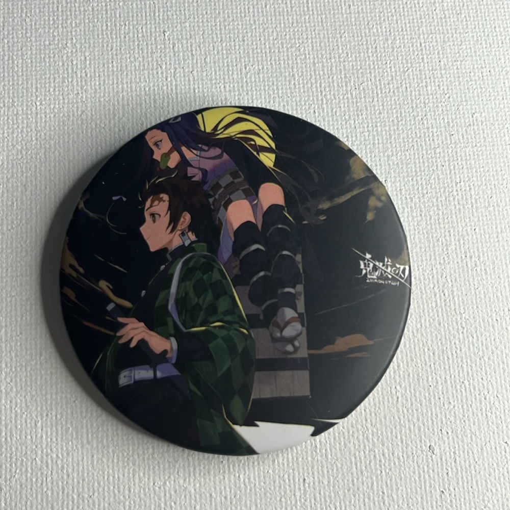 Demon Slayer | Anime | 2.36” Button Pin | Nezuko & Tanjiro
